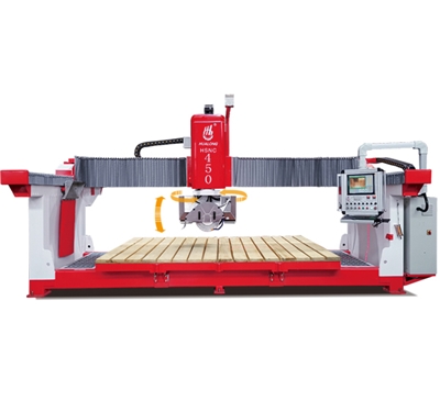 HSNC-450 数控全自动桥切机 HUYALONG HSNC-450 CNC Bridge Stone Cutting Machine