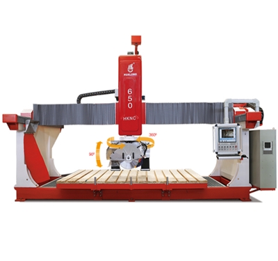 HKNC-650 五轴CNC数控桥切机 5 Axis CNc Bridge Stone Cutting and Milling Machine